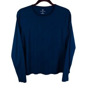 Blue Long Sleeve Top Size LP (LIKE NEW)